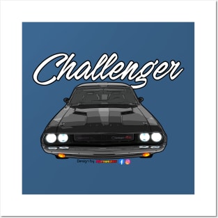 Challenger Black by pjesusart Posters and Art